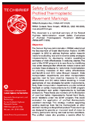 Safety Evaluation of Profiled Thermoplastic Pavement Markings