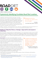 Road Diet Systemically Identifying Candidate Road Diet Locations