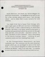 Secretary of Transportation Samuel K Skinner Speeches September 1989
