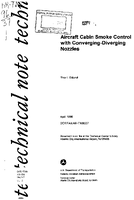 Aircraft Cabin Smoke Control with ConvergingDiverging Nozzles