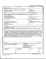 Traffic Management in Response to Major Freeway Incidents Volume II