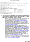 Developing a New Barrier Condition Index BCI to Optimize Barrier Improvements in Wyoming Data Management Plan