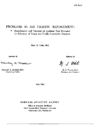 Problems in air traffic management V Identification and potential aptitude test measures for selection of tower air traffic controller trainees