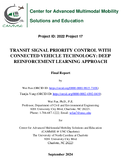 Transit Signal Priority Control With Connected Vehicle Technology Deep Reinforcement Learning Approach