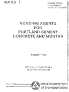 Bonding agents for portland cement concrete and mortar