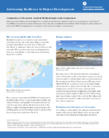 Addressing Resilience in Project Development Comparison of Economic Analysis Methodologies and Assumptions
