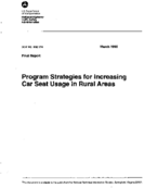 Program Strategies for Increasing Car Seat Usage in Rural Areas