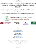 Attitudes and Trust in Leveraging Integrated Sociotechnical Systems for Enhancing Community Adaptive Capacity Phase IV Meeting Everyday Needs in a Disaster Scenario The Potential for Resource Sharing Through Local Networks