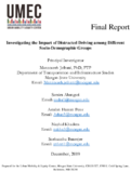 Investigating the Impact of Distracted Driving among Different SocioDemographic Groups
