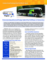 Connecticut Nutmeg Fuel Cell Bus Project Demonstrating AdvancedDesign Hybrid Fuel Cell Buses in Connecticut