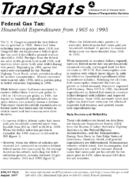 Federal Gas Tax Household Expenditures from 1965 to 1995