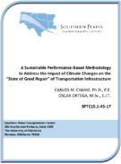 A Sustainable PerformanceBased Methodology To Address the Impact of Climate Changes on the State of Good Repair of Transportation Infrastructure