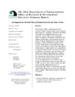 Development of a rockfall hazard rating matrix for the State of Ohio  executive summary report