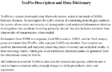 ToxFlo Description and Data Dictionary