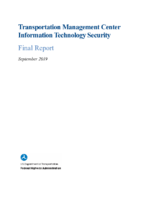 Transportation Management Center Information Technology Security