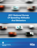 2011 National Survey of Speeding Attitudes and Behaviors