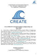 COLLABORATIVE SEAHIVE Solutions to Mitigate Bridge ScourPhase I Scour