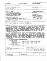 Freeway Frontage Road Operations and Safety Study