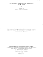 The influence of communications on transportation in the future