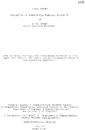Evaluation of experimental flexible pavements  final report