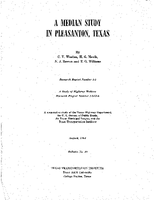 A Median Study in Pleasanton Texas