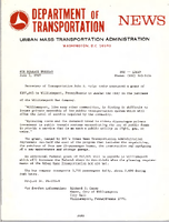 Department of Transportation News Urban Mass Transportation Administration DOT 10669
