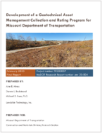 Development of a Geotechnical Asset Management Collection and Rating Program for Missouri Department of Transportation