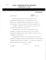 Air Travel Consumer Report October 1971