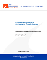 Emergency Management Strategies for Electric Vehicles