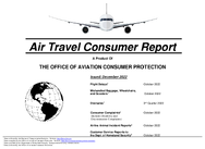Air Travel Consumer Report December 2022