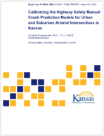 Calibrating the Highway Safety Manual Crash Prediction Models for Urban and Suburban Arterial Intersections in Kansas