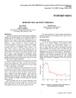 Improved tank car safety research