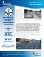 Proven Safety Countermeasures  Left and Right Turn Lanes at TwoWay StopControlled Intersections