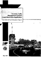Portable traffic management system smart work zone application  operational test evaluation report