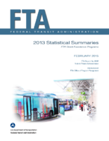 2013 Statistical Summaries  FTA Grant Assistance Programs
