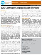 Implementation of Understanding the Impact of Autonomous Vehicles on LongDistance Travel Mode and Destination Choice in Texas Project Summary