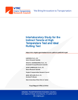 Interlaboratory Study for the Indirect Tensile at High Temperature Test and Ideal Rutting Test