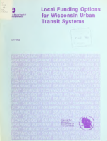 Local funding options for Wisconsin urban transit systems