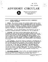 AC 432B Minimum Barometry for Calibration and Test of Atmospheric Pressure Instruments
