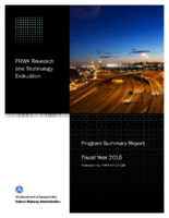 FHWA Research and Technology Evaluation Program Summary Report Fiscal Year 2016