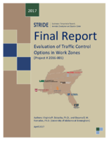 Evaluation of Traffic Control Options in Work Zones