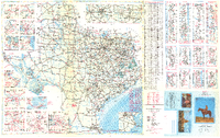 Texas Highway Department Official Map January 1 1948