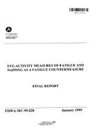 EyeActivity Measures of Fatigue and Napping as a Fatigue Countermeasure