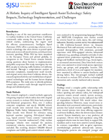 A Holistic Inquiry of Intelligent SpeedAssist Technology Safety Impacts Technology Implementation and Challenges Research Brief