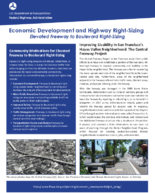 Economic Development and Highway RightSizing Elevated Freeway to Boulevard RightSizing