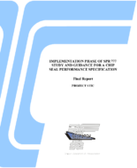 Implementation Phase of SPR 777 Study and Guidance for a Chip Seal Performance Specification