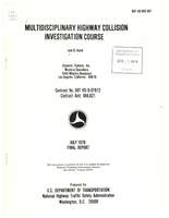 Multidisciplinary Highway Collision Investigation Course Final Report