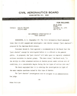 Air Travel Consumer Report August 1976
