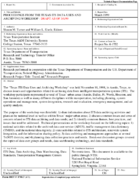 Proceedings from the Texas ITS data uses and archiving workshop  draft