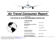 Air Travel Consumer Report April 2024